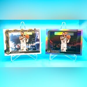 🔥Damian Lillard Lot! 🔥Topps Holiday Insert + Topps Silver Foil Refractor! 🤩